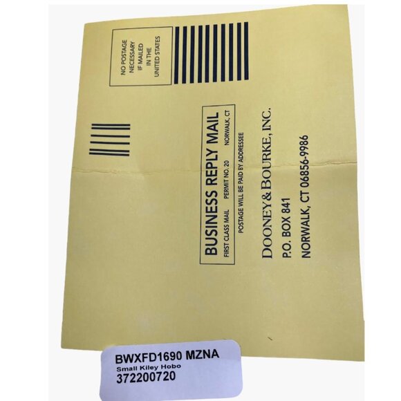 Dooney and Bourke Kiley Hobo Shoulder Bag With Authentic Registration Card NWOT - Picture 12 of 13